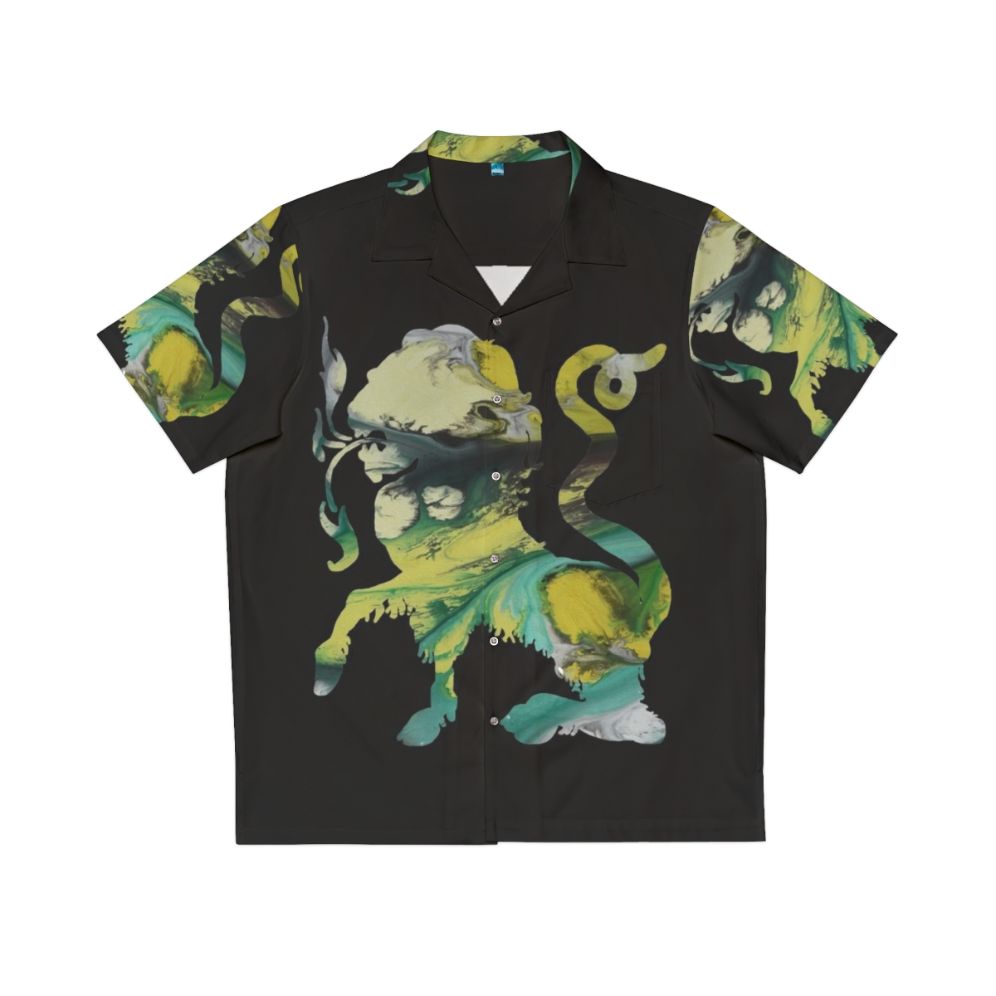 Watercolor Mythological Chimera Hawaiian Shirt