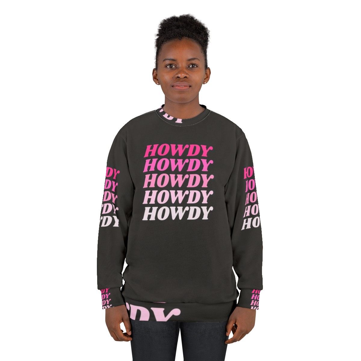 Howdy Western Cowboy Sweatshirt - women