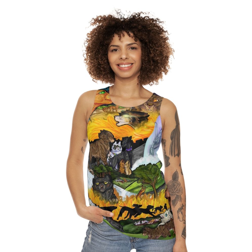 Warrior Cats The Prophecies Begin Unisex Tank Top - women