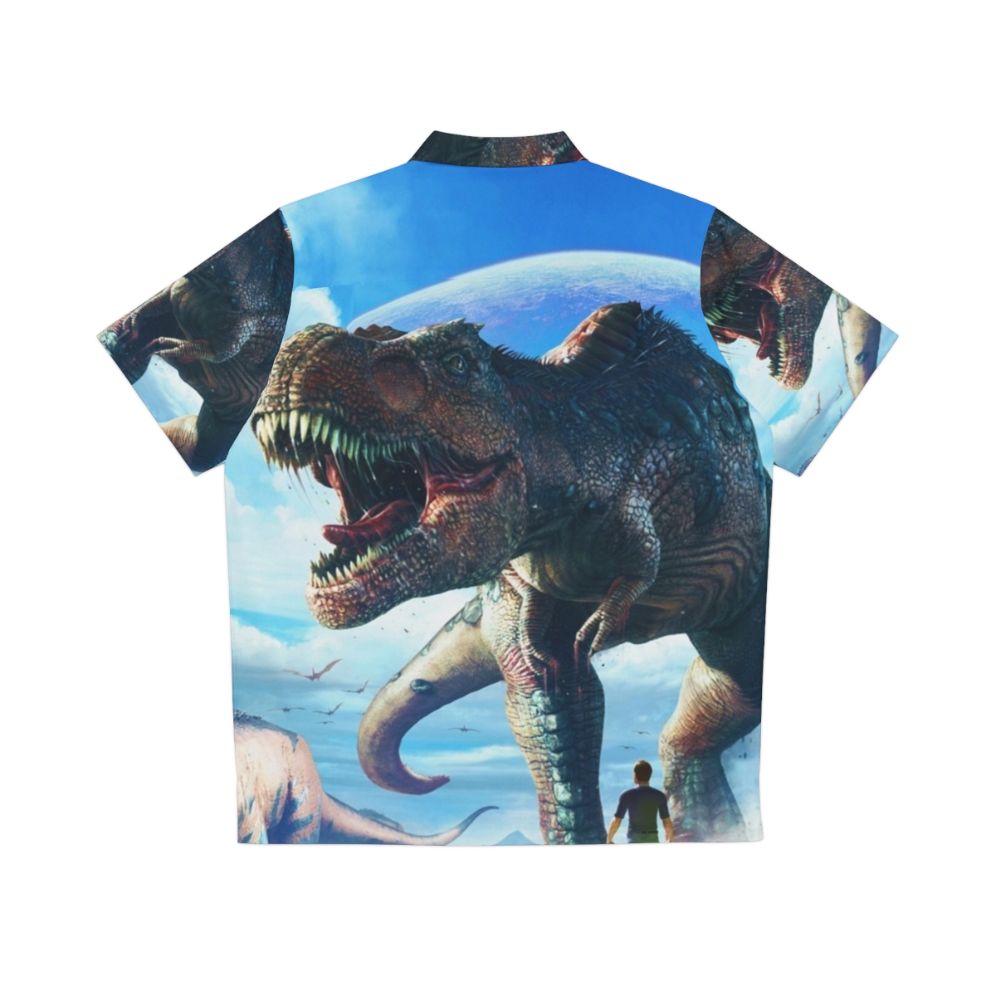 Ark Survival Evolved T-Rex Sky Hawaiian Shirt - Back