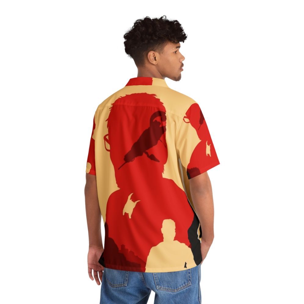 Minimalist Half Life Inspired Hawaiian Shirt - People Back