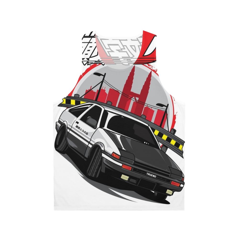 Initial D Unisex Racing Car Graphic Tank Top