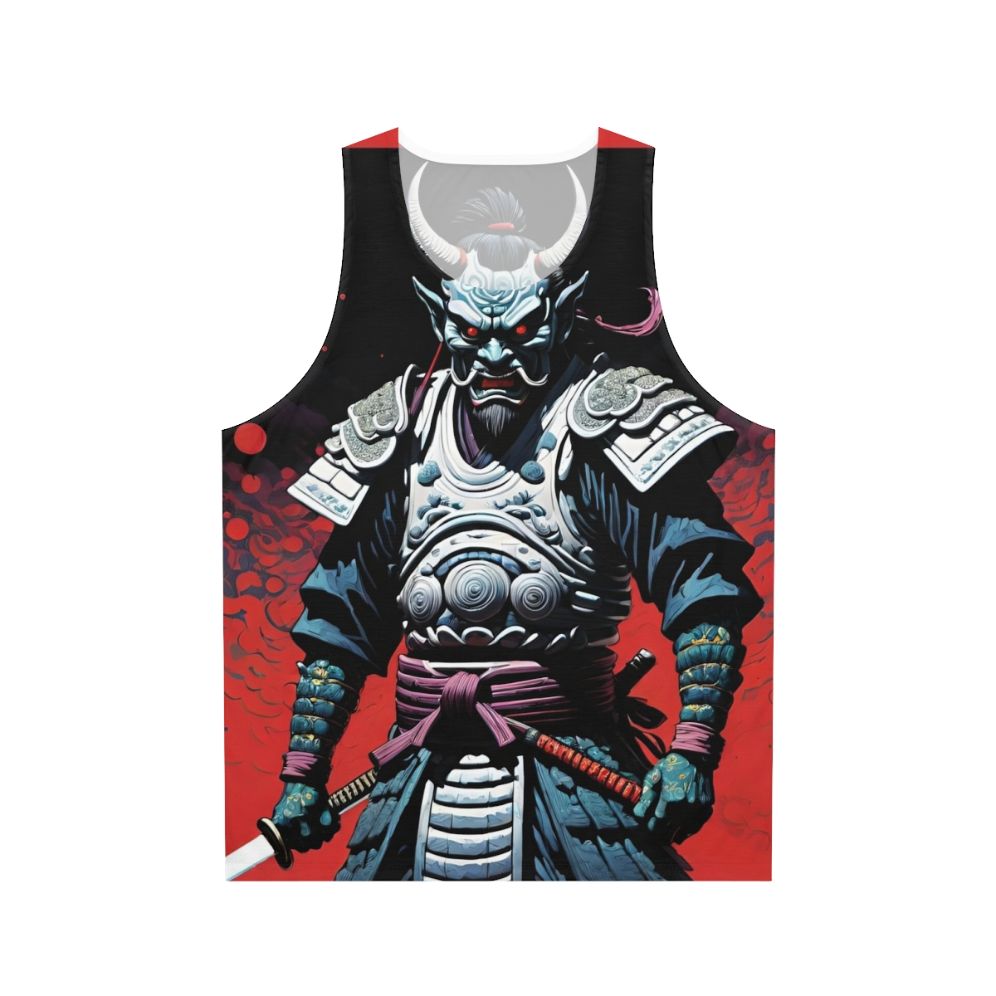 Samurai demon unisex tank top