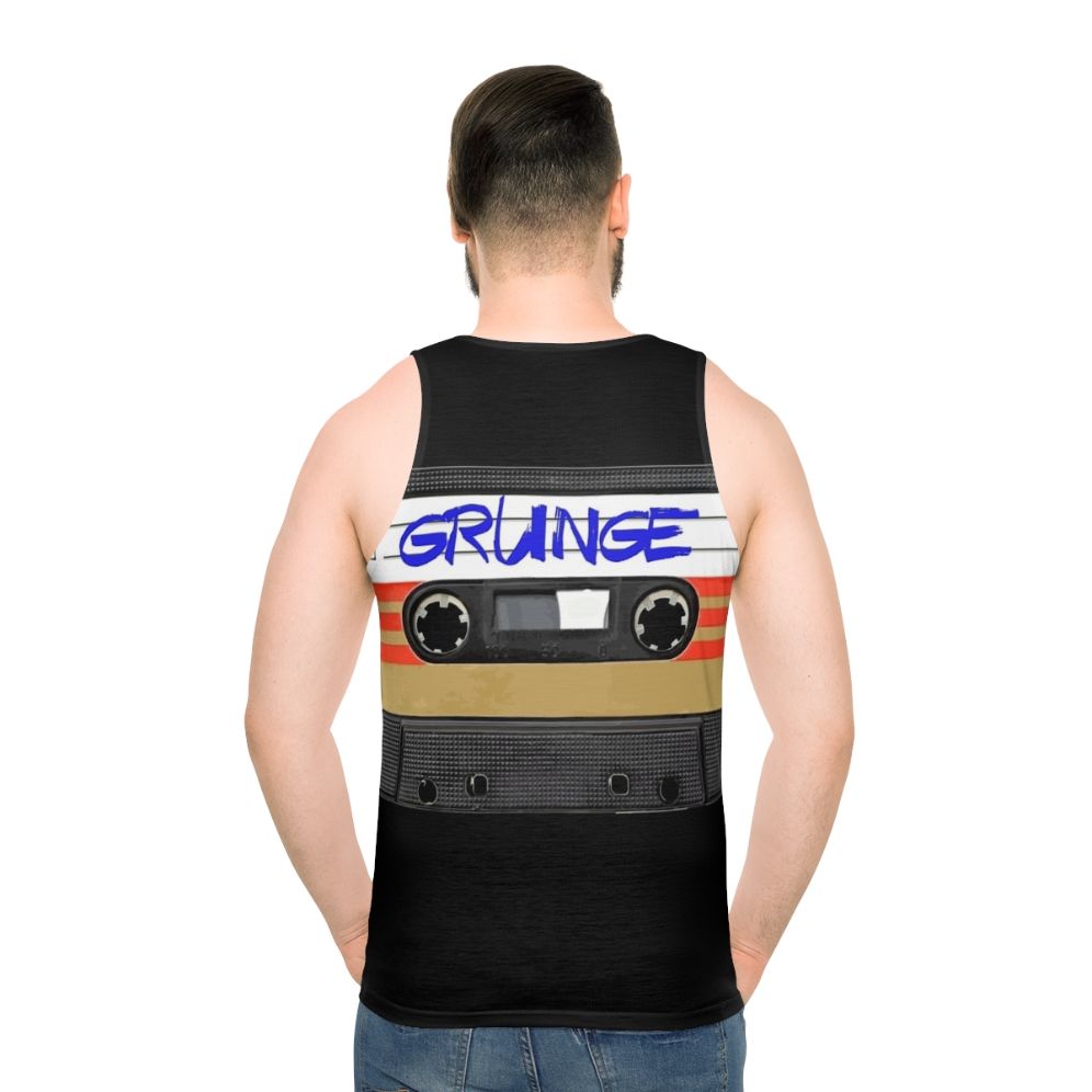 Grunge music unisex tank top - men back