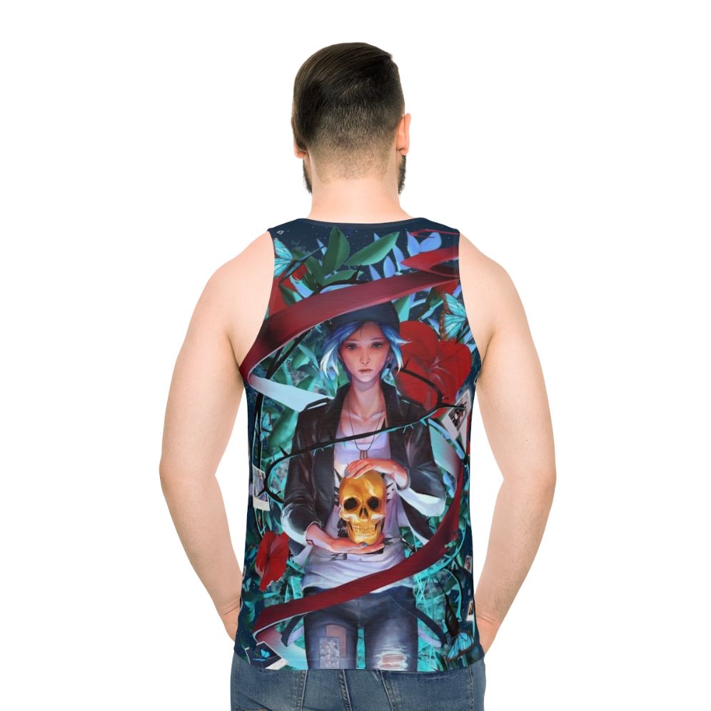 "Trapped by Destiny Unisex Life is Strange Inspired Tank Top" - men back