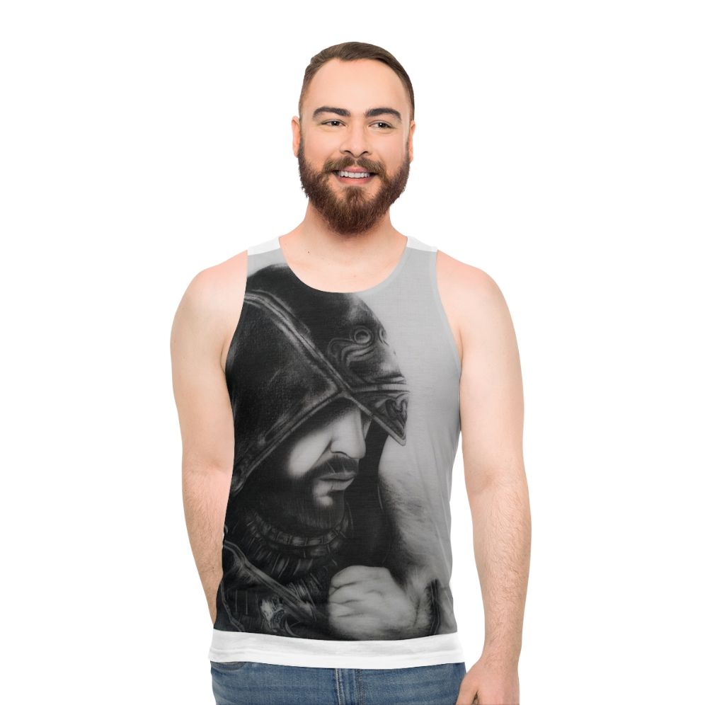 Assassin's Creed Pencil Art Unisex Tank Top - men