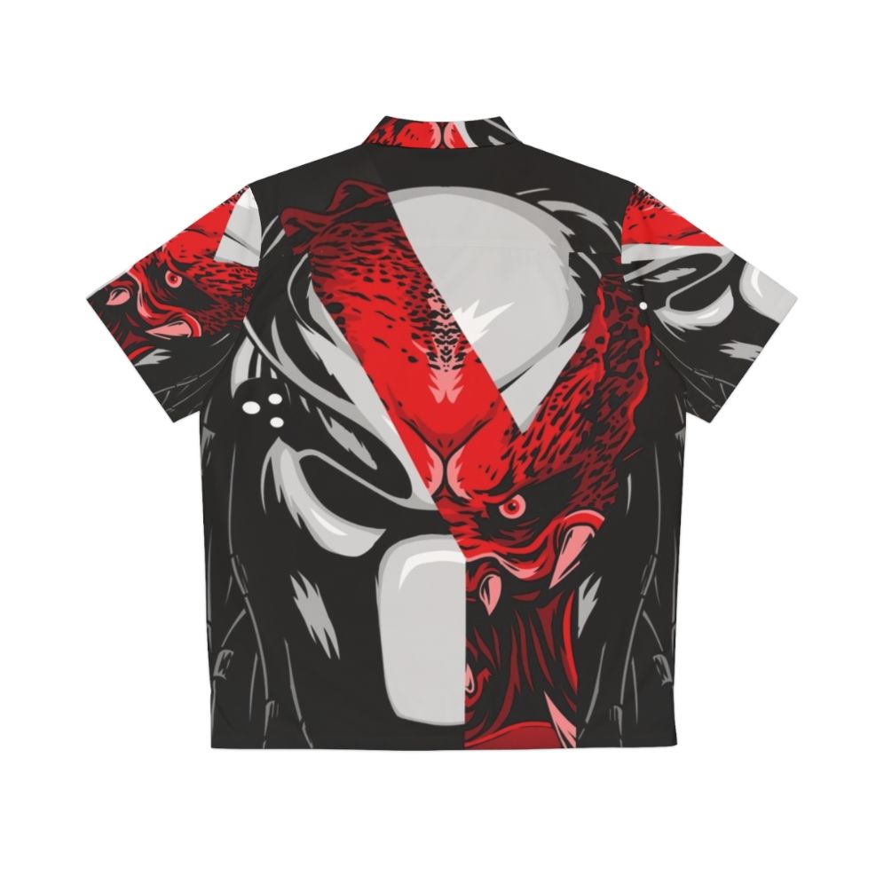 Predators of Future Past Hawaiian Shirt featuring Predator and Yautja alien - Back