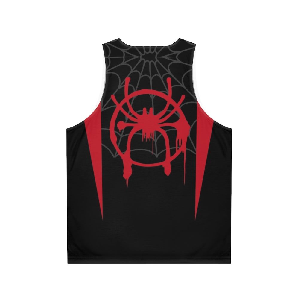 Miles Morales Spider-Verse Superhero Unisex Tank Top - Back