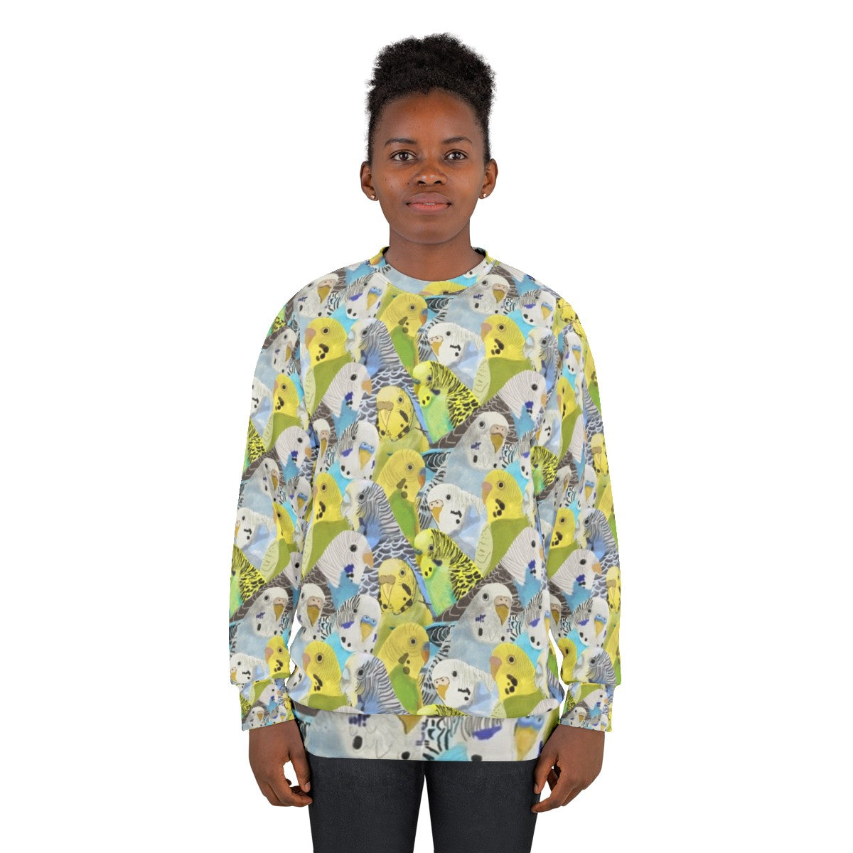 Budgie Parakeet Sweatshirt - women