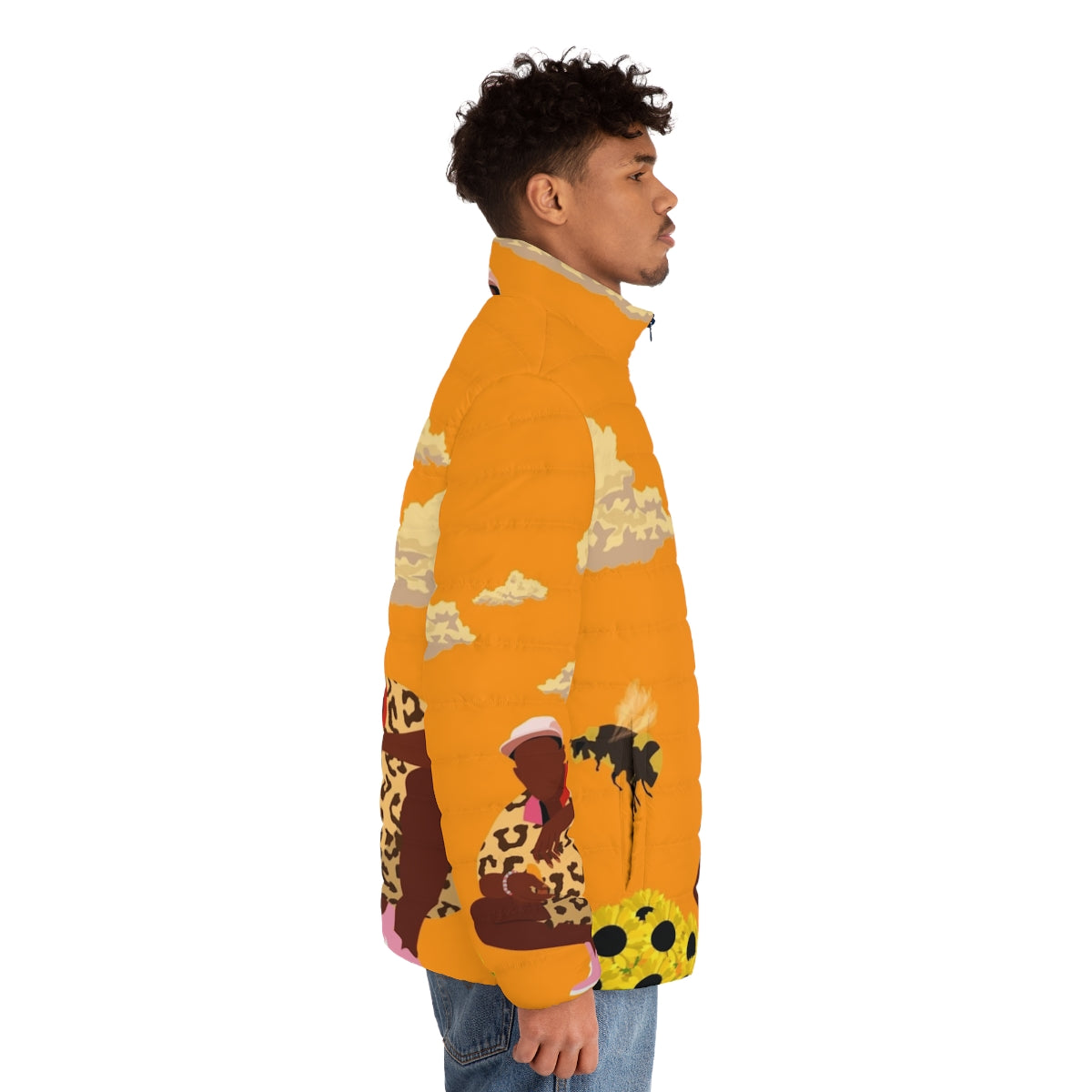 Tyler The Creator Flower Boy Hypebeast Puffer Jacket - men side right