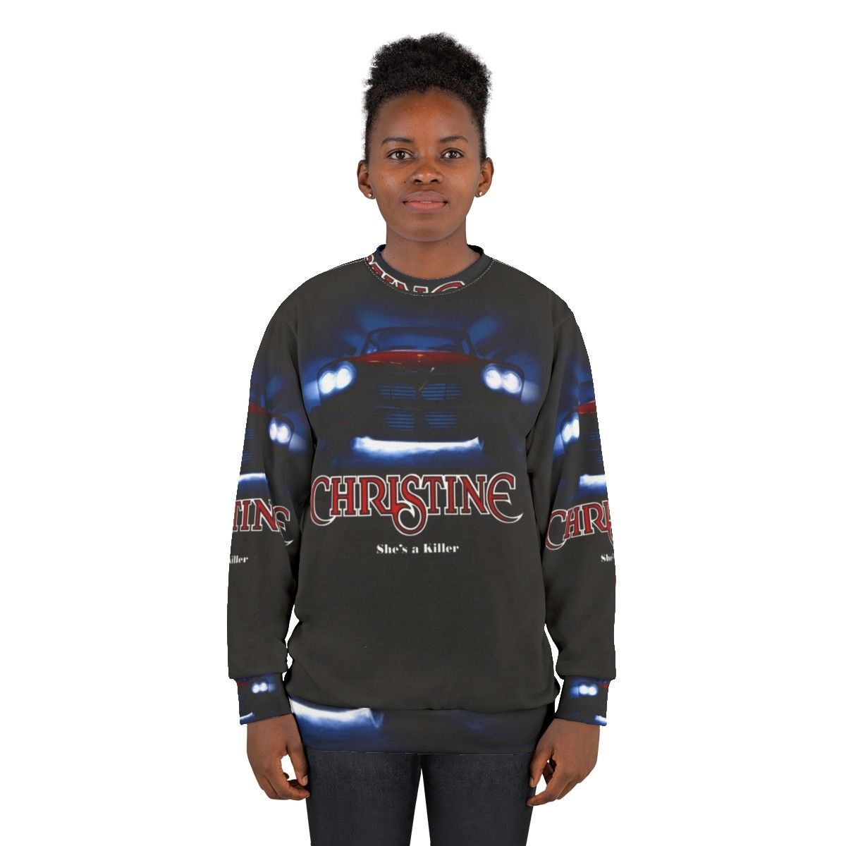 Awesome Christine movie car sweatshirt - women