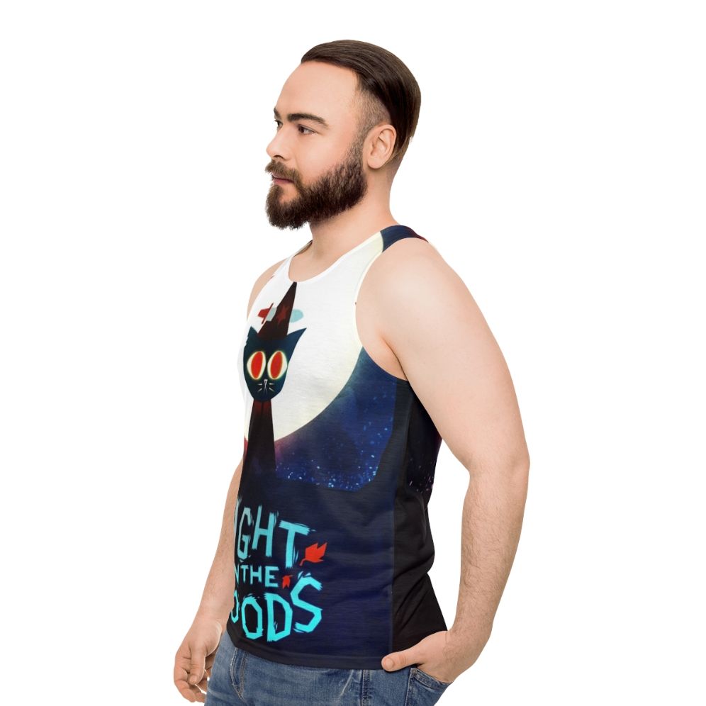 Witch dagger unisex tank top featuring Night in the Woods horror theme - men side