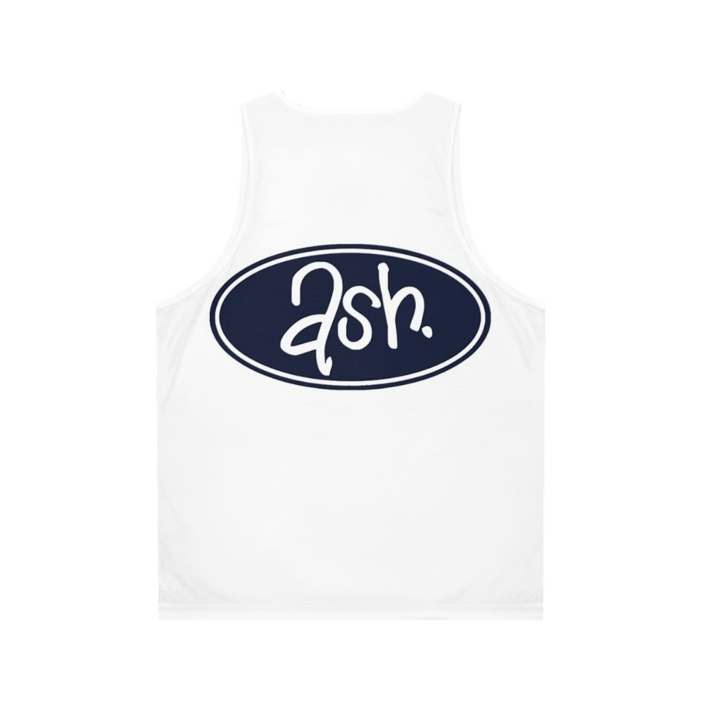 Ash band logo unisex tank top - Back