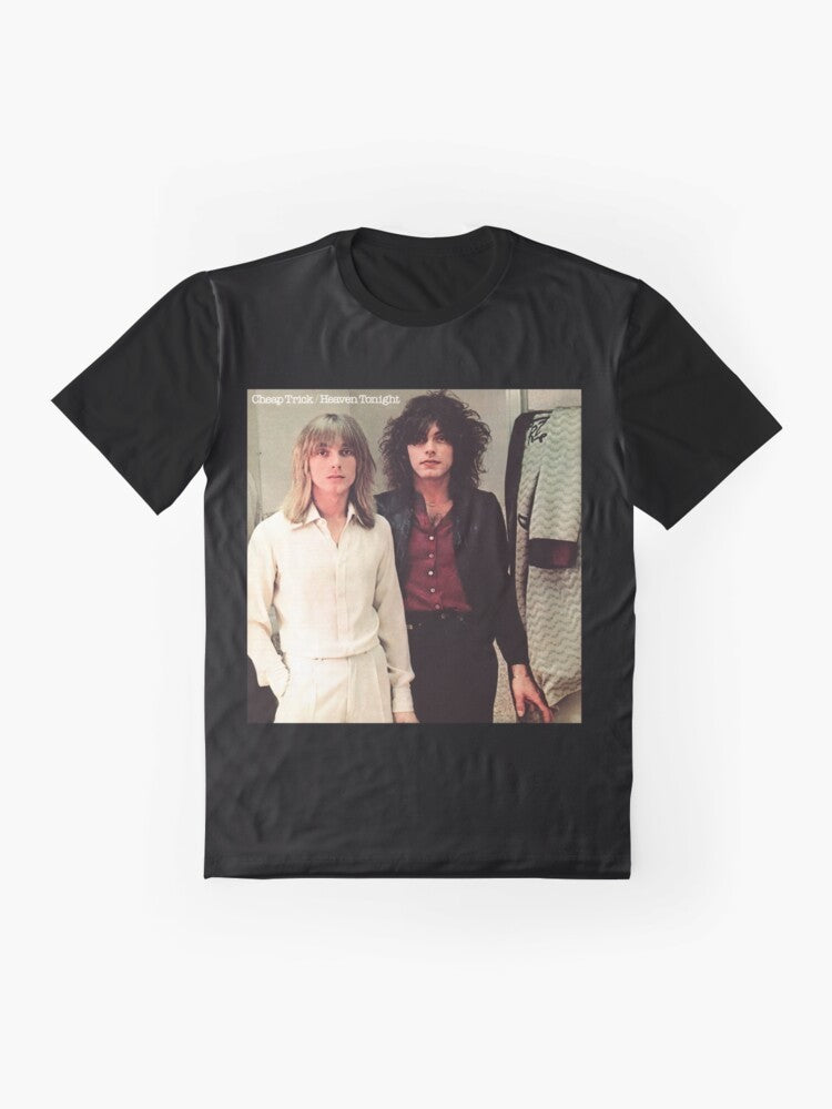 Cheap Trick "Heaven Tonight" Graphic T-Shirt - Flat lay