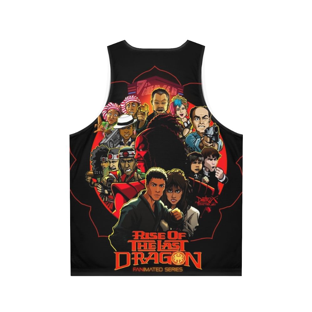 The Last Dragon Unisex Kung Fu Hip Hop Anime Tank Top - Back