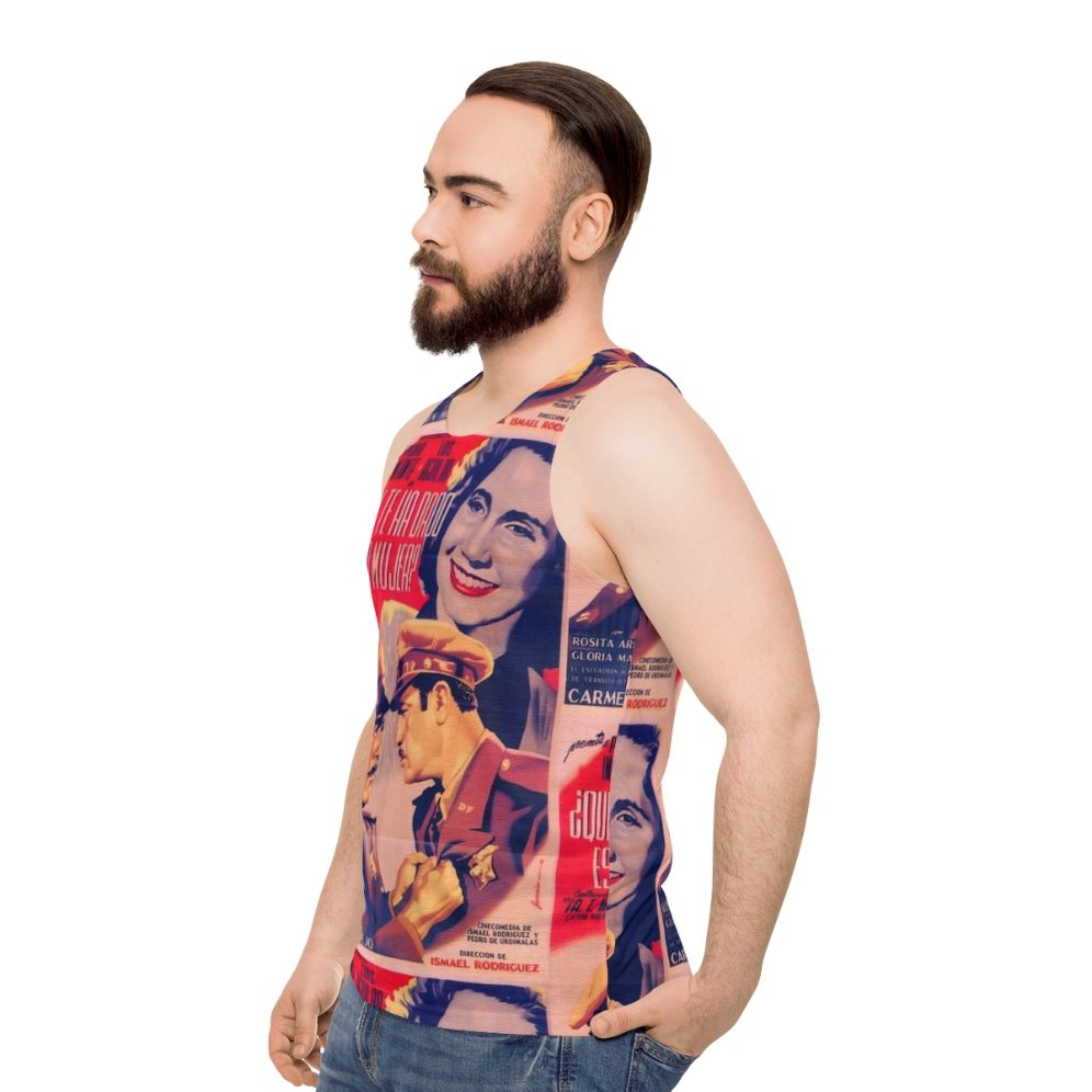 Vintage Mexican Cinema Icons Tank Top - men side