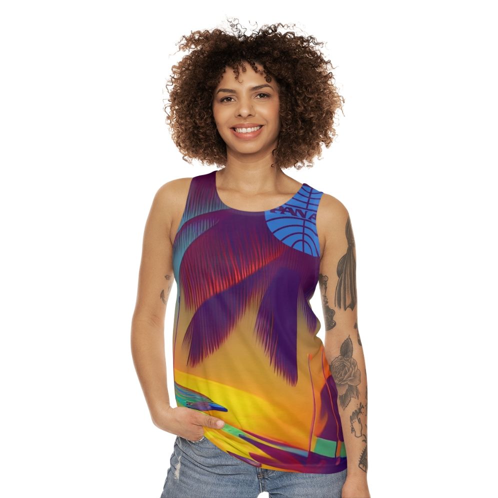 Retro Pan Am Unisex Tank Top - women