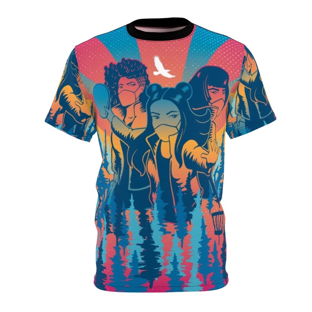 Vibrant graphic tee featuring the "RPM Summer Furies" art design