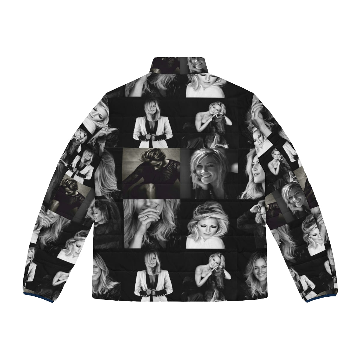 Helene Fischer Aesthetic Collage Puffer Jacket - Back