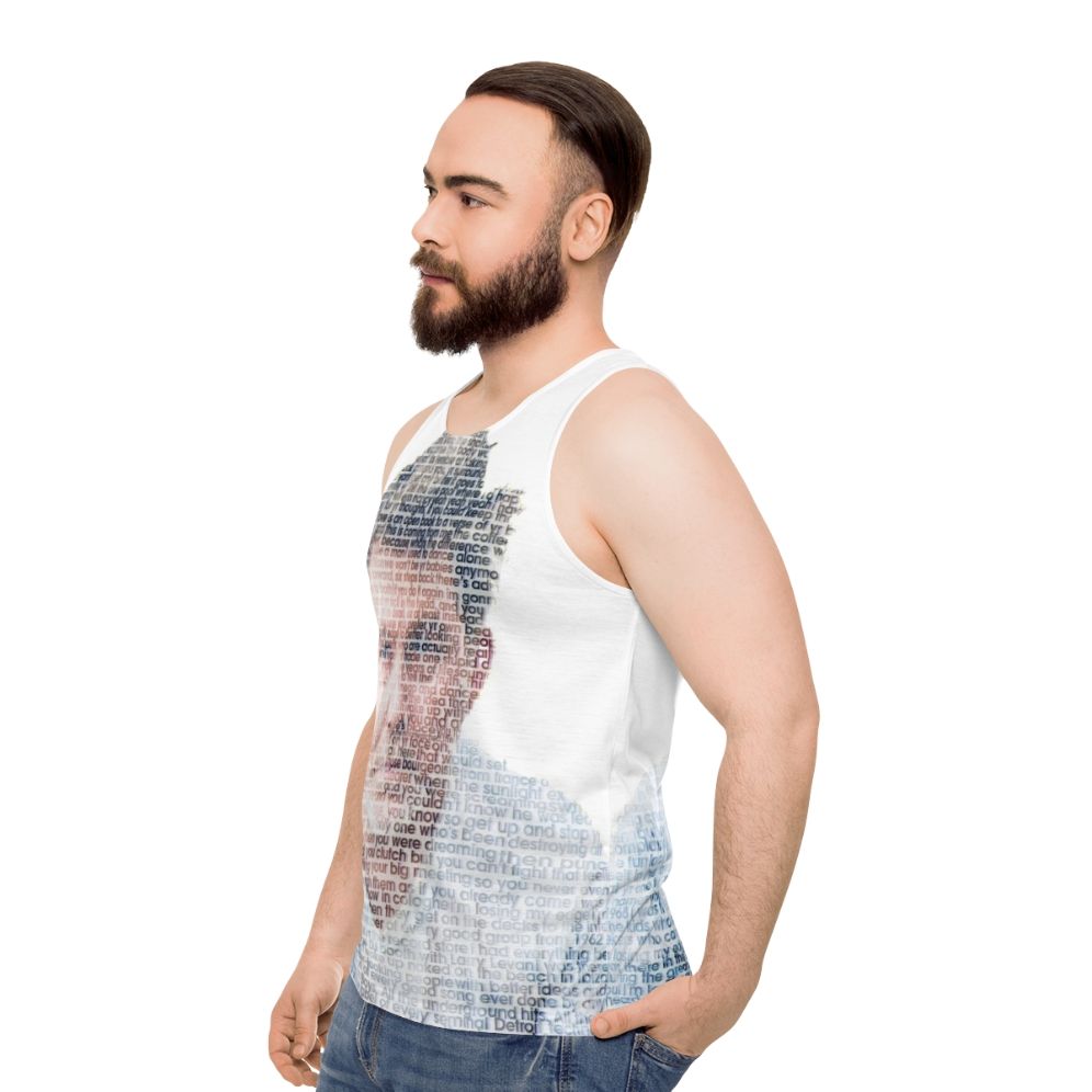 LCD Soundsystem Unisex Dance Music Tank Top - men side