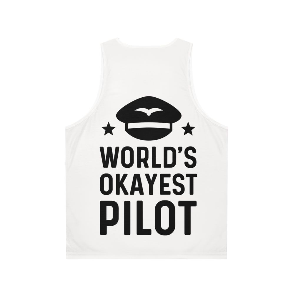 The World's Okayest Engineer Unisex Tank Top - Back