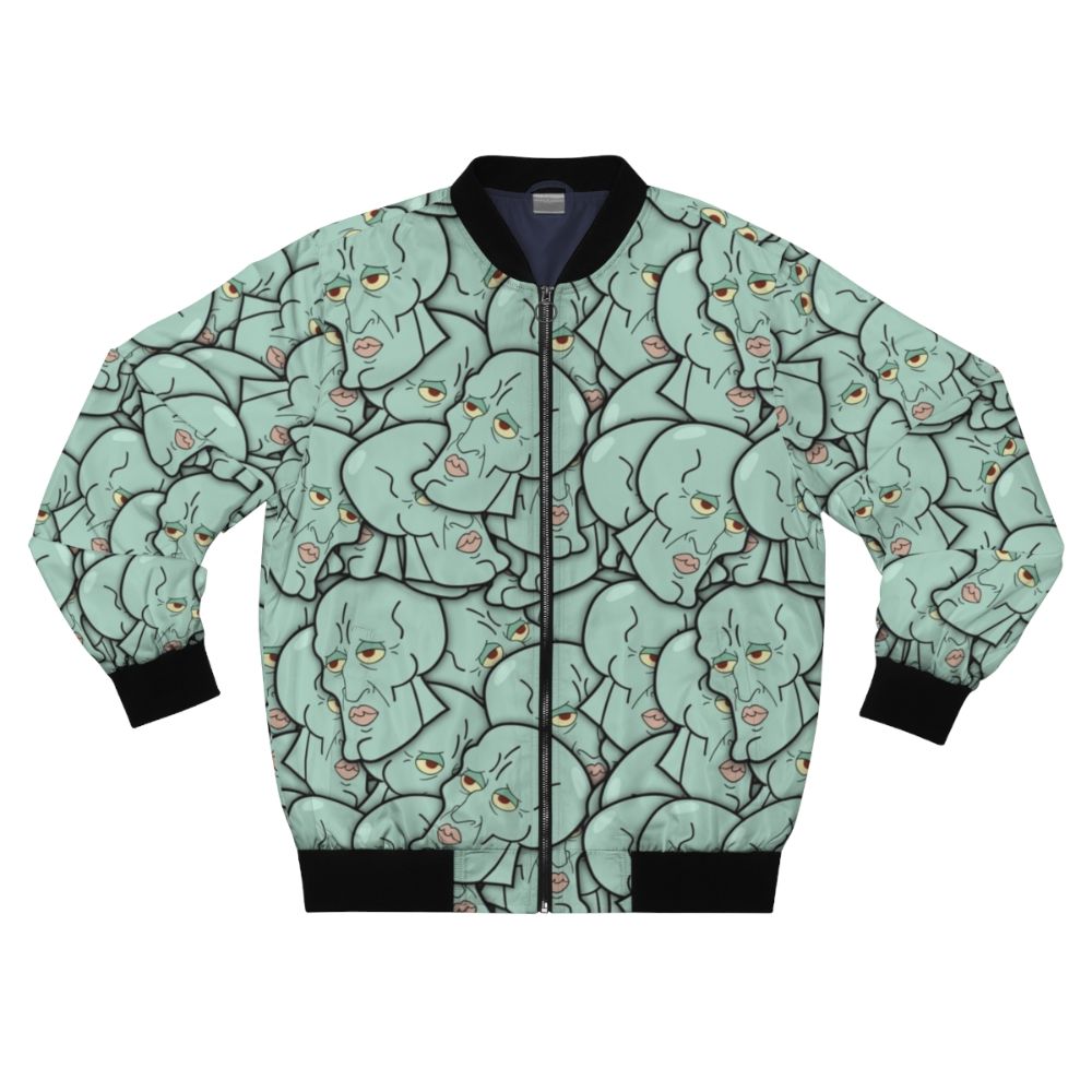 Spongebob inspired bomber jacket for men with handsome design