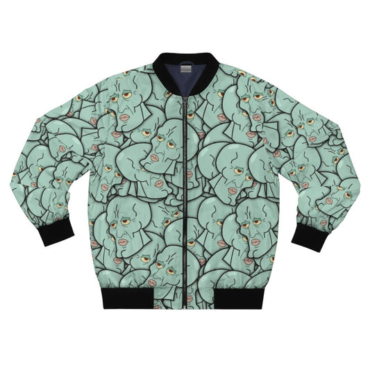 Spongebob inspired bomber jacket for men with handsome design