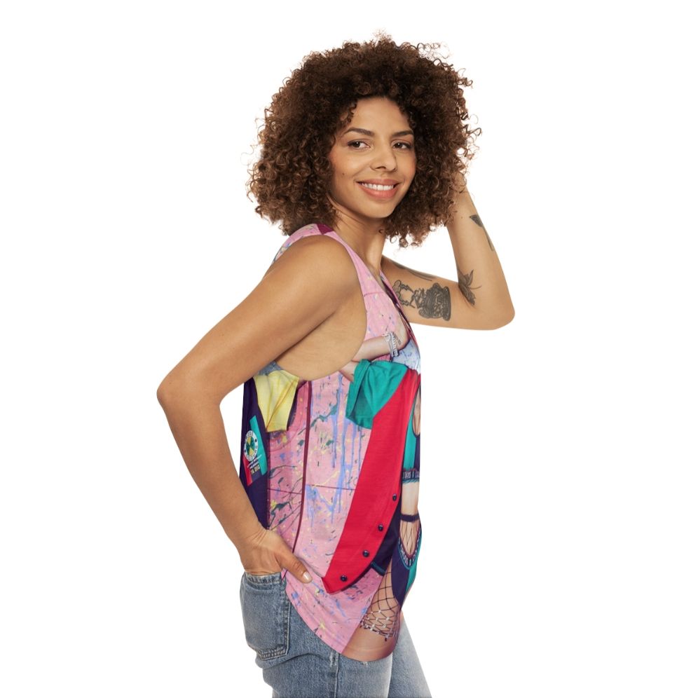 Unisex tank top for fashionable and casual wear - women side