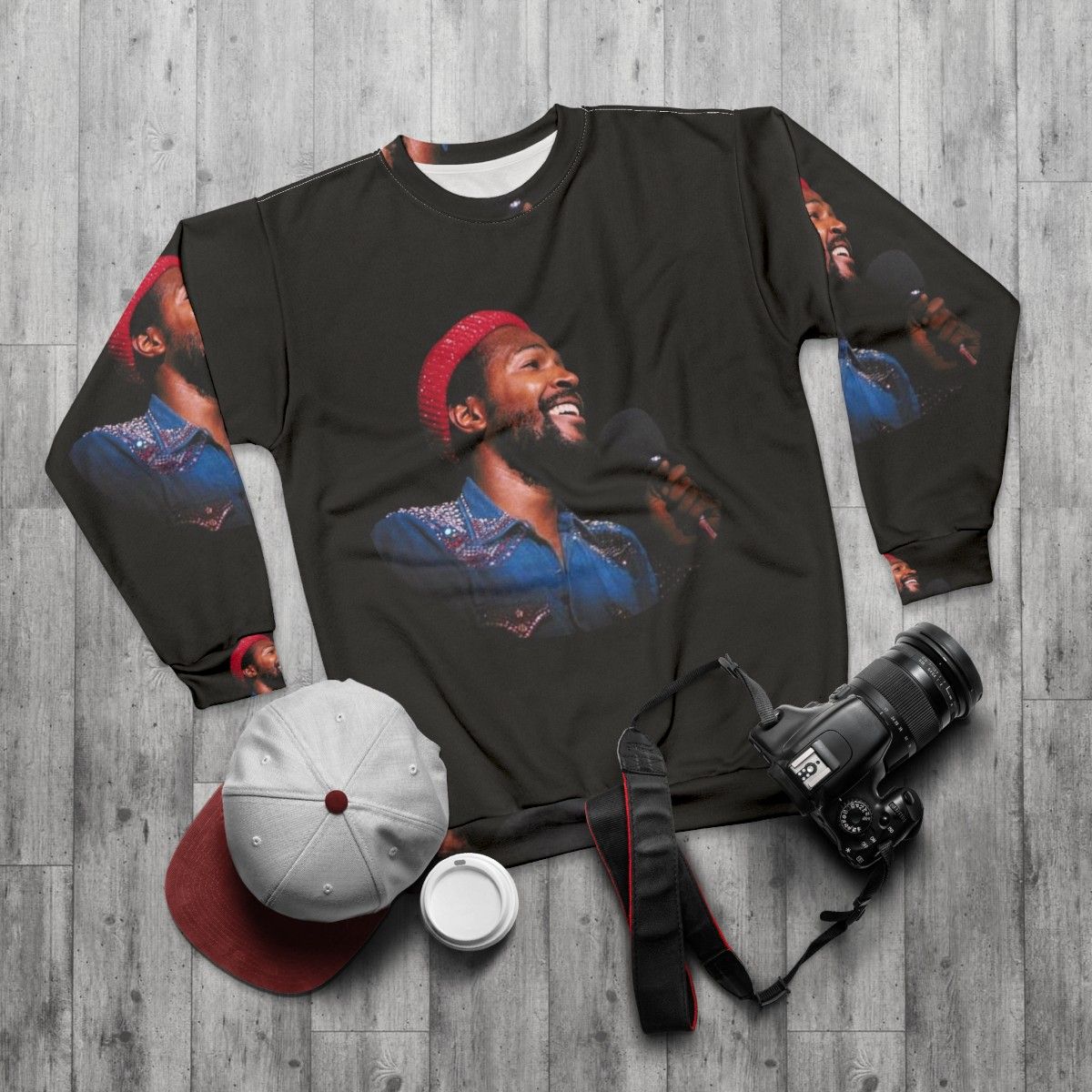 Marvin Gaye - The Prince of Soul Sweatshirt - flat lay