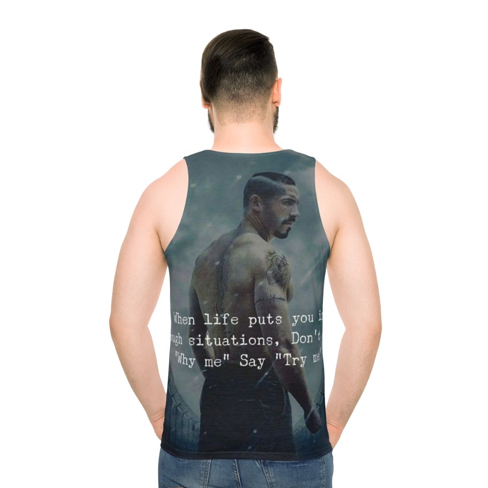 Yuri Boyka Unisex Tank Top - men back