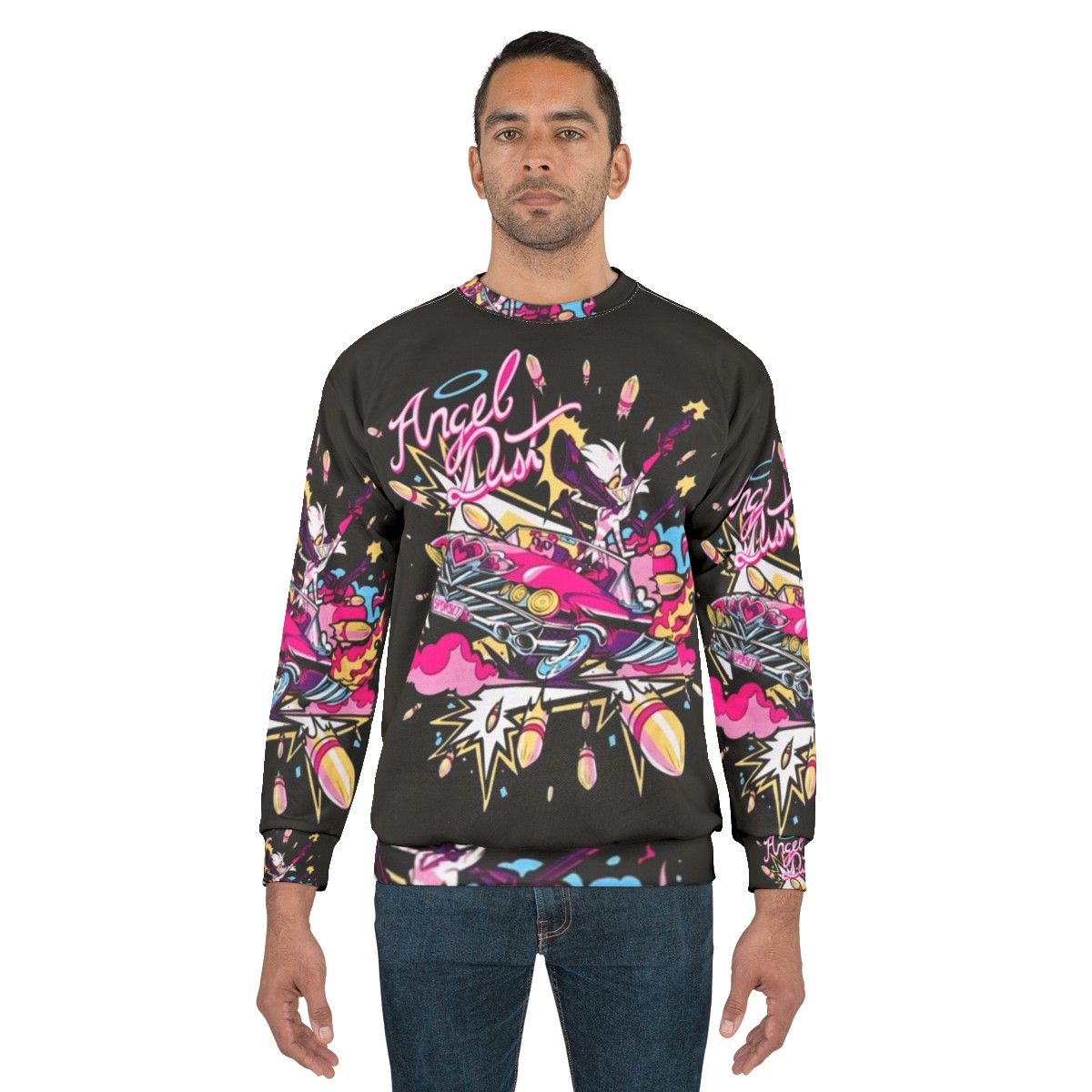 Hazbin Hotel Angel Dust Inspired Sweatshirt - men