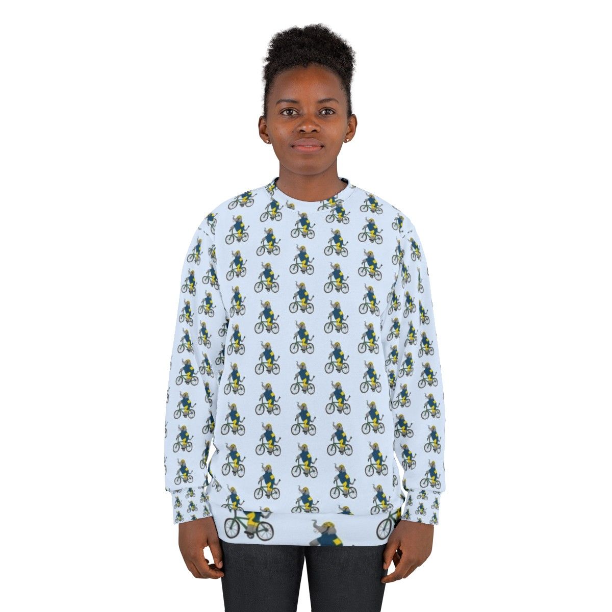 Cyclist Elephant Sweatshirt - women