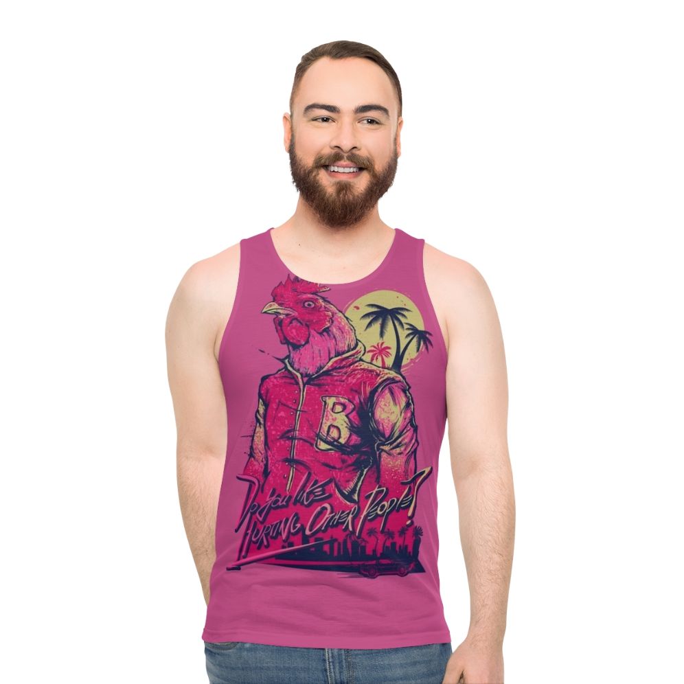 Hotline Miami Richard Unisex Tank Top - men