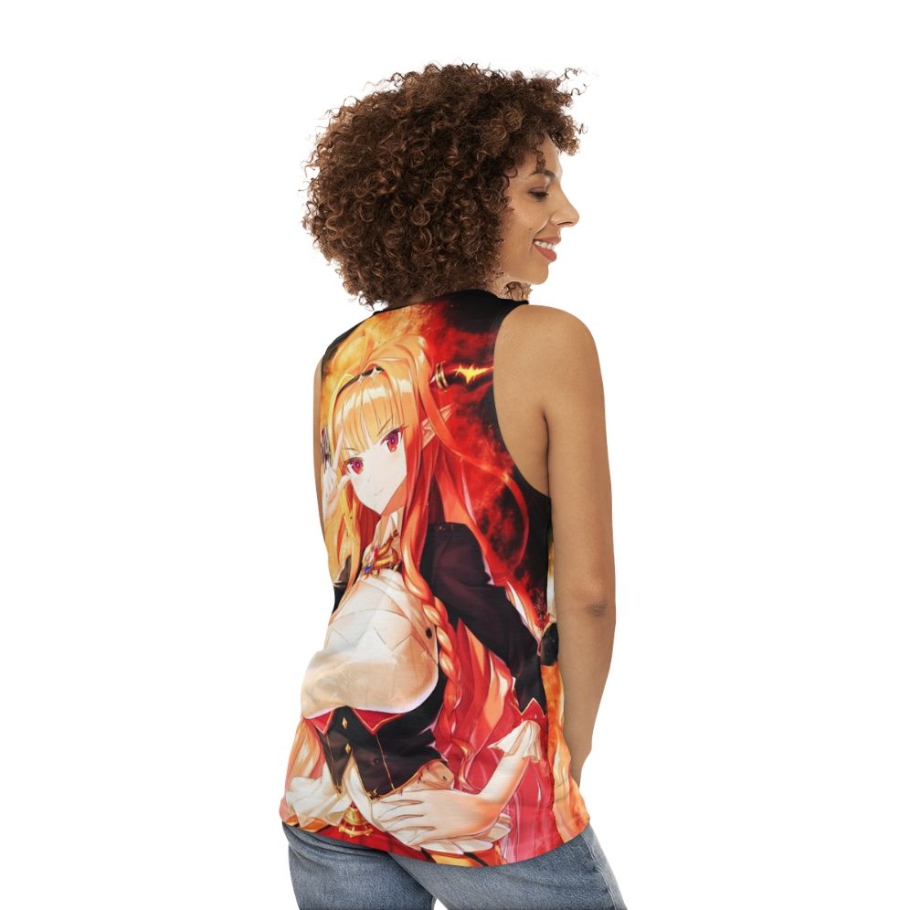 Hololive Kiryu Coco Unisex Anime Tank Top - women back