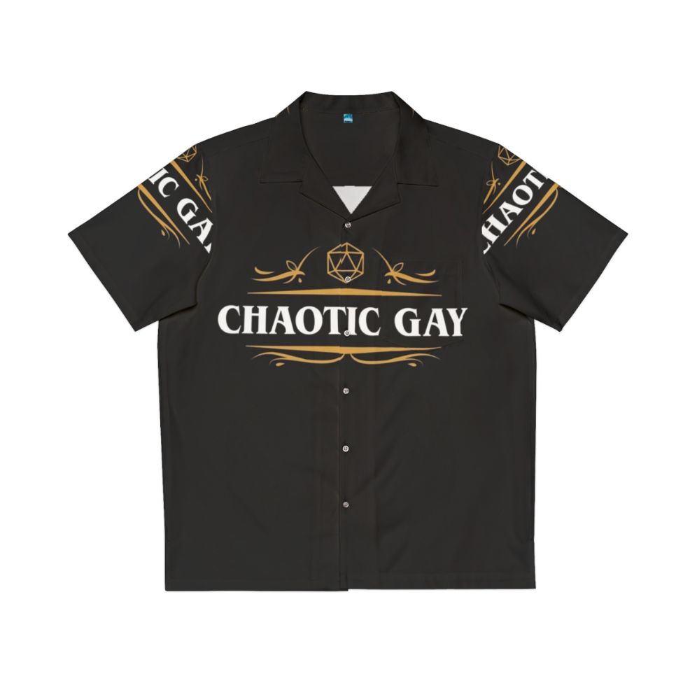 Chaotic gay alignment tabletop RPG gaming Hawaiian shirt