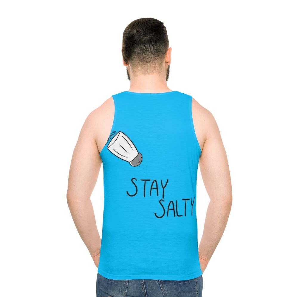 Postural Orthostatic Tachycardia Syndrome (POTS) Awareness Unisex Tank Top - men back