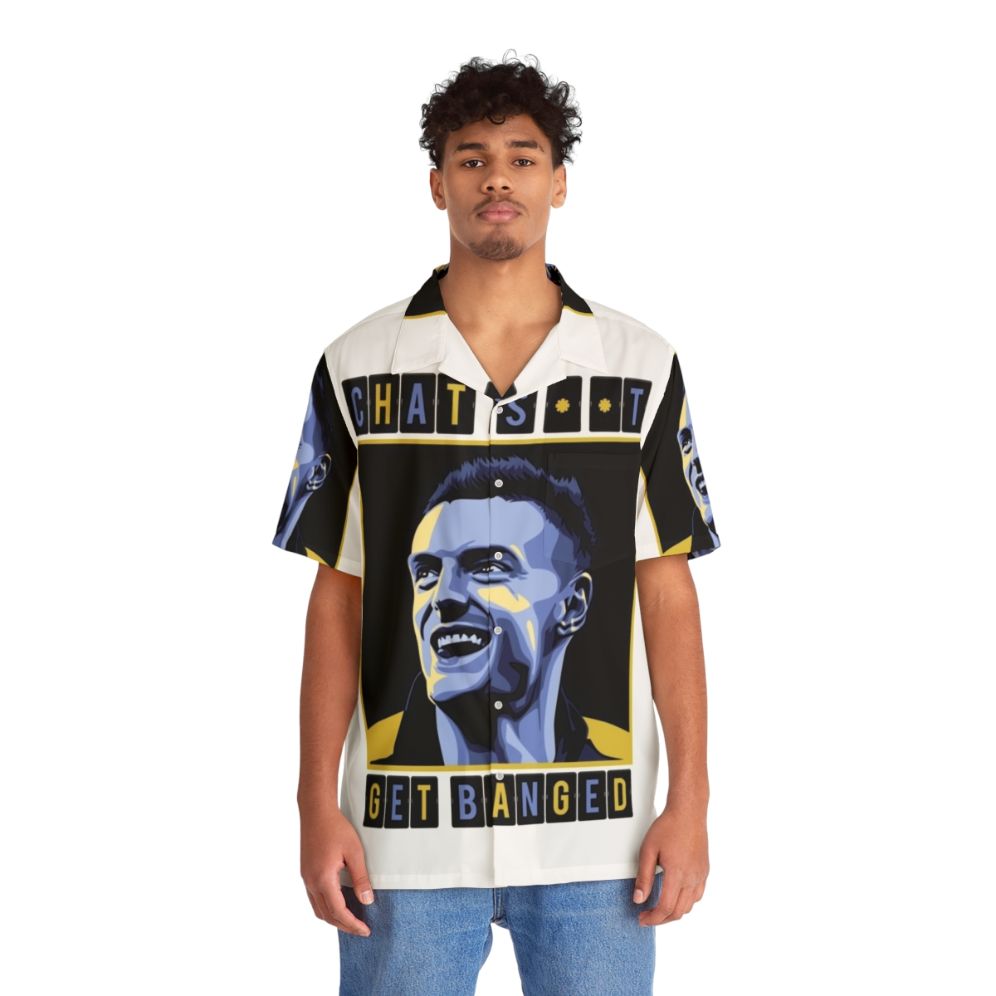 Chat Shit Get Banged Leicester City Fan Hawaiian Shirt - People Front