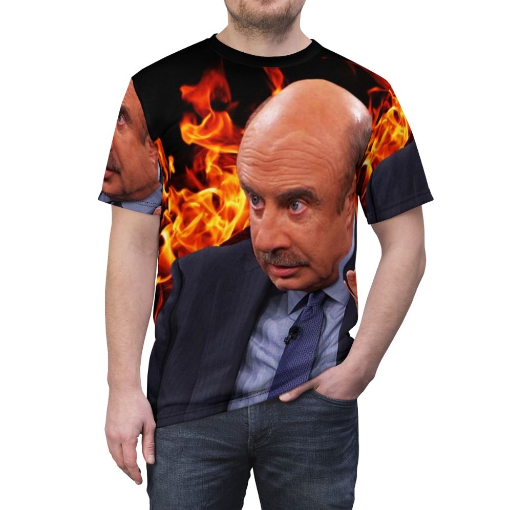 Angry Dr Phil Inspired Custom T-Shirt Design - men front