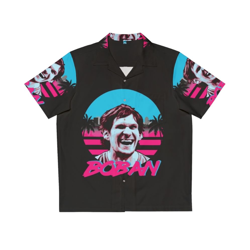 Boban Marjanovic wearing a retro Hawaiian shirt