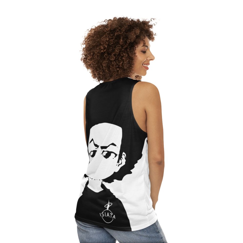 The Boondocks Huey Freeman Anime Tank Top - women back