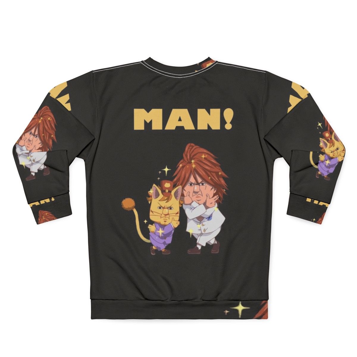 Fairy Tail Ichiya Nichiya Anime Inspired Men's Sweatshirt - Back