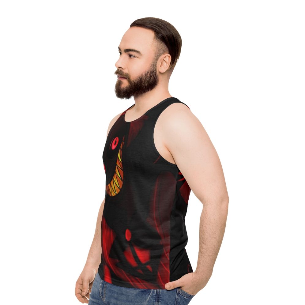 Hazbin Hotel Alastor Radio Demon Unisex Tank Top - men side