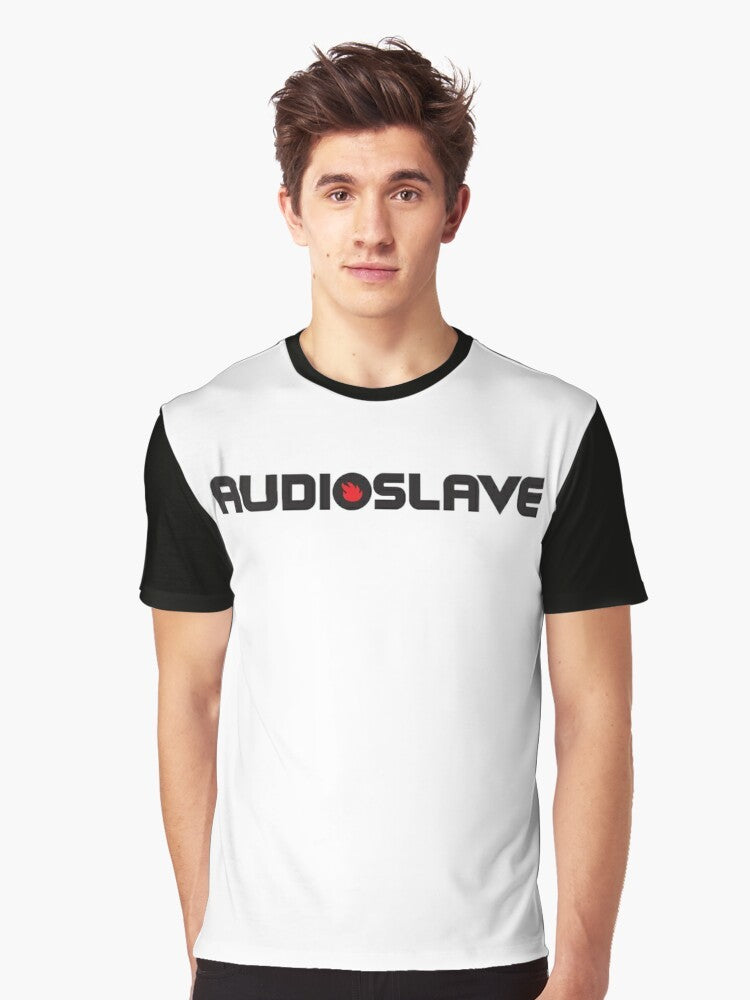 Audioslave graphic t-shirt featuring the band's iconic skull logo - Men