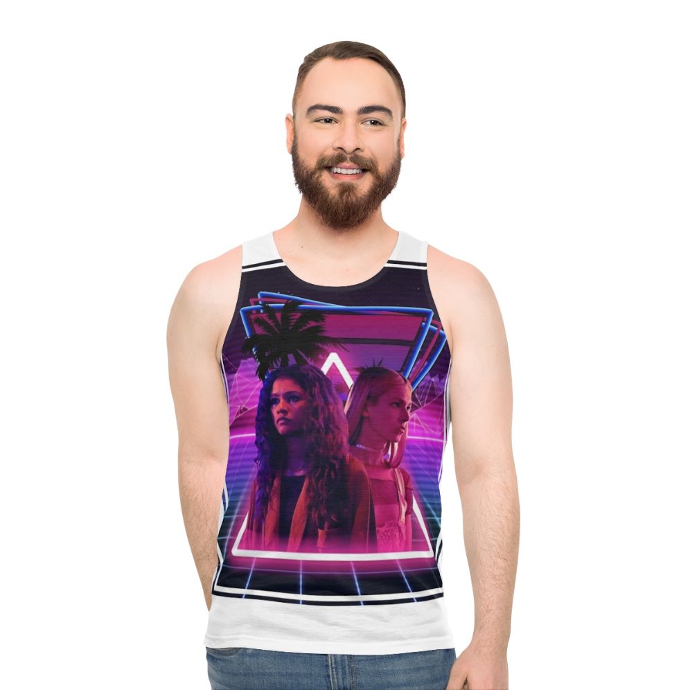 Unisex "Rules, Jules, & Rue" Euphoria inspired graphic tank top - men