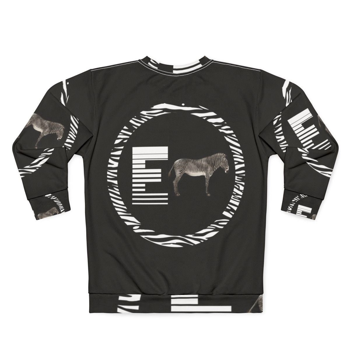 African Zebra Graphic Sweatshirt - Back