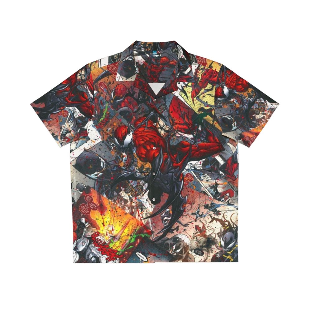 Carnage Comic Book Collage Hawaiian Shirt