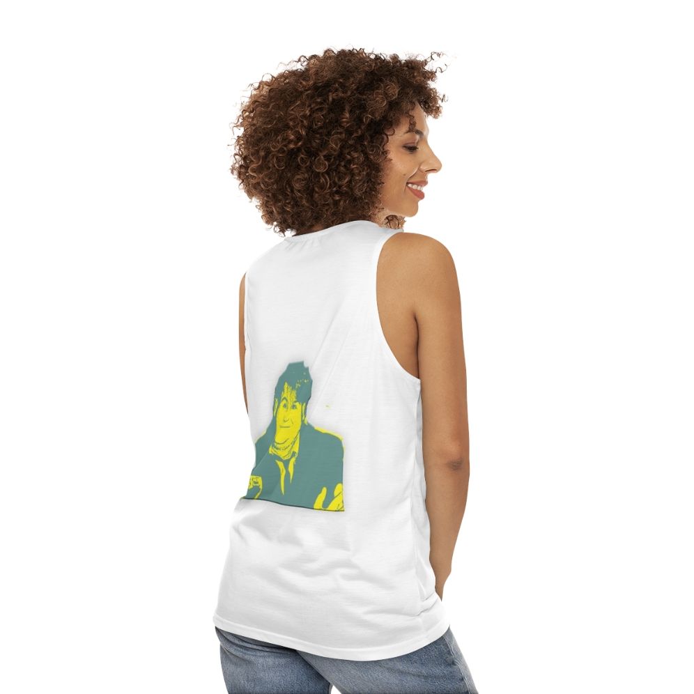 Chris Farley 90s Comedy Unisex Tank Top - women back