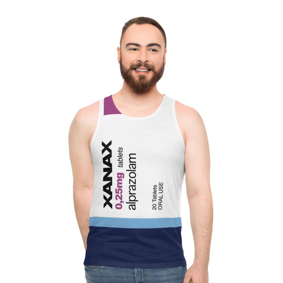 Unisex 'Xanax' sarcastic humor tank top - men