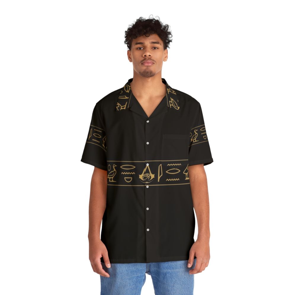 Assassins Creed Origins Hieroglyphs Hawaiian Shirt - Lifestyle