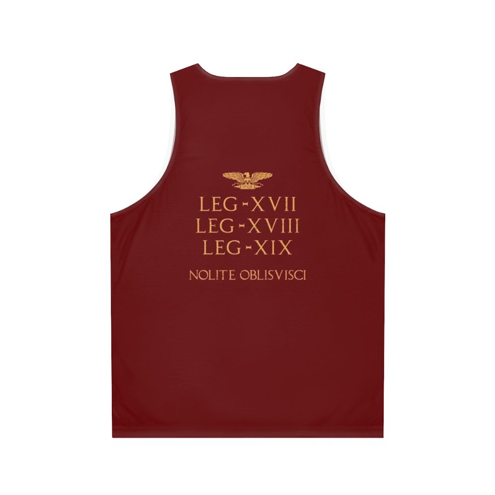 Roman Legions Unisex Tank Top - Teutoburg Forest Battle - Back